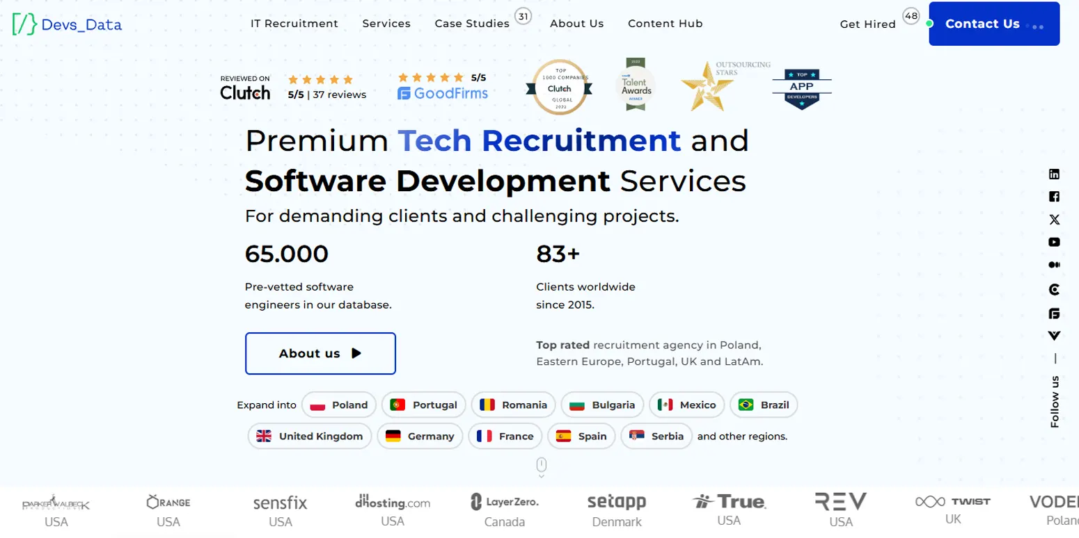 DevsData LLC - Comprehensive IT Recruitment Agency